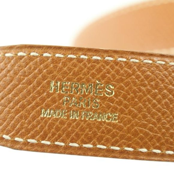 Hermès 24mm Brown x Navy Reveresible H Logo Belt Kit 55h128s main image 7